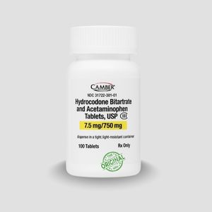 Hydrocodone 7.5/325mg